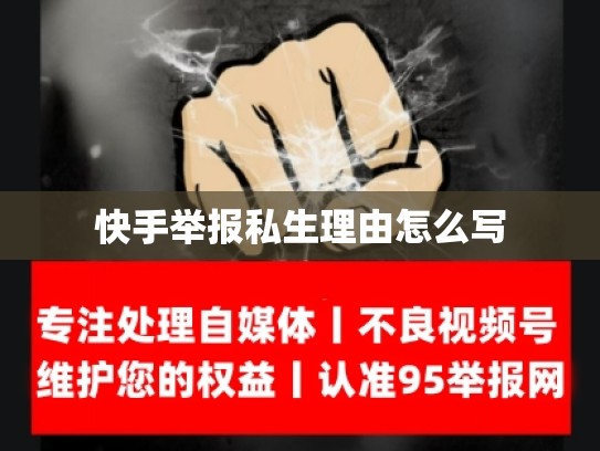 快手举报私生理由怎么写