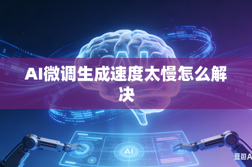 AI微调生成速度太慢怎么解决