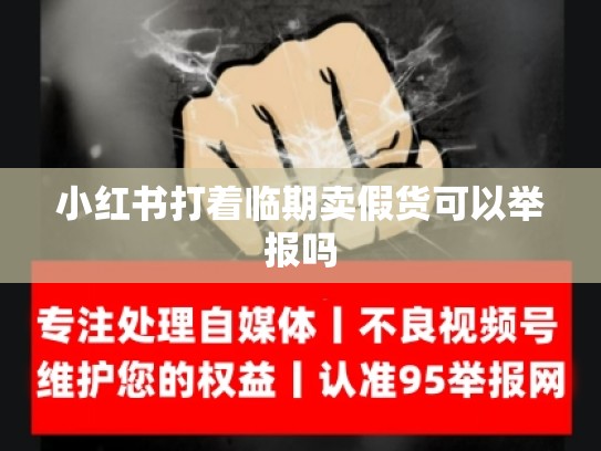 小红书打着临期卖假货可以举报吗
