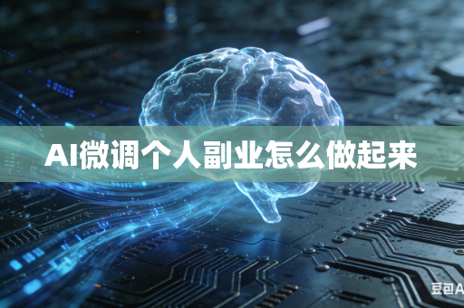 AI微调个人副业怎么做起来-第1张图片-AI优尚网