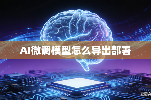 AI微调模型怎么导出部署