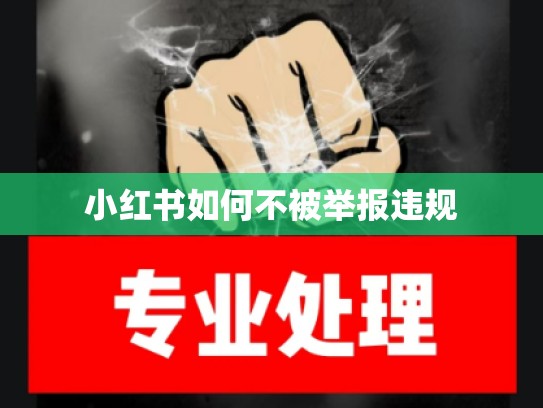 小红书如何不被举报违规