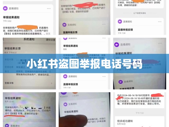 小红书盗图举报电话号码