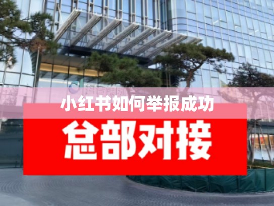 小红书如何举报成功