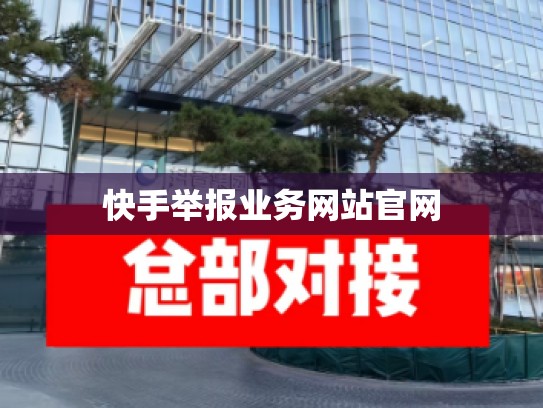 快手举报业务网站官网