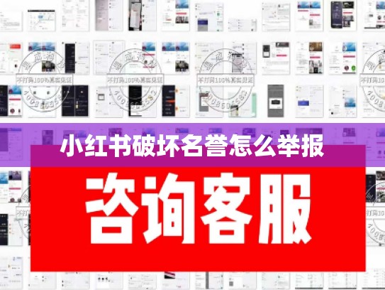 小红书破坏名誉怎么举报