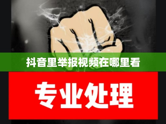 抖音里举报视频在哪里看