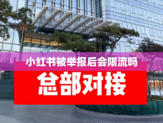 小红书被举报后会限流吗