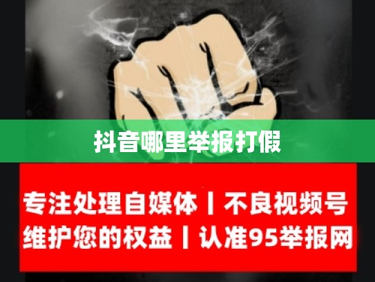 抖音哪里举报打假