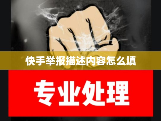 快手举报描述内容怎么填
