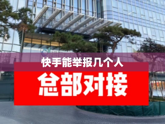 快手能举报几个人