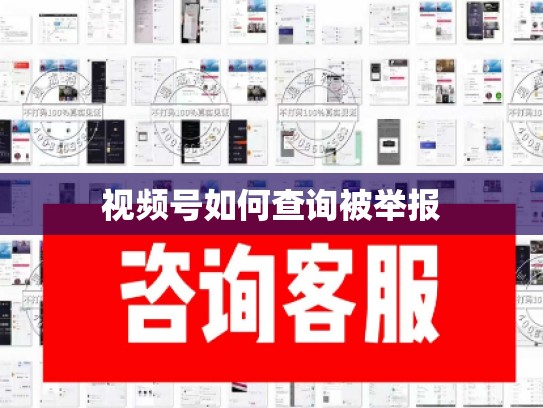 视频号如何查询被举报