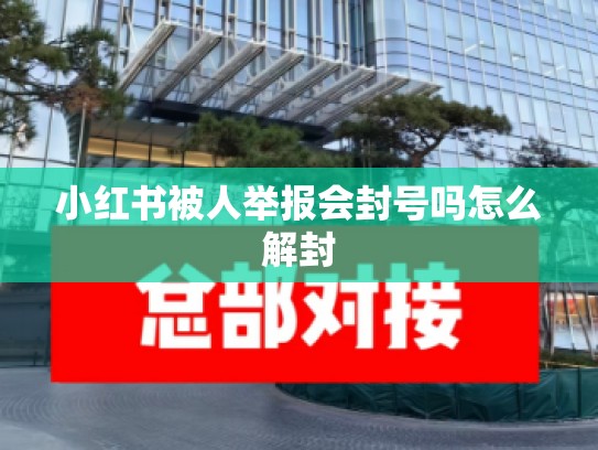 小红书被人举报会封号吗怎么解封