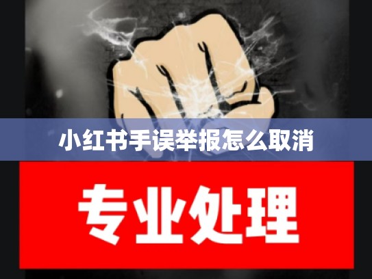 小红书手误举报怎么取消