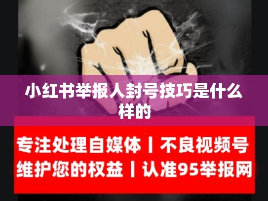 小红书举报人封号技巧是什么样的