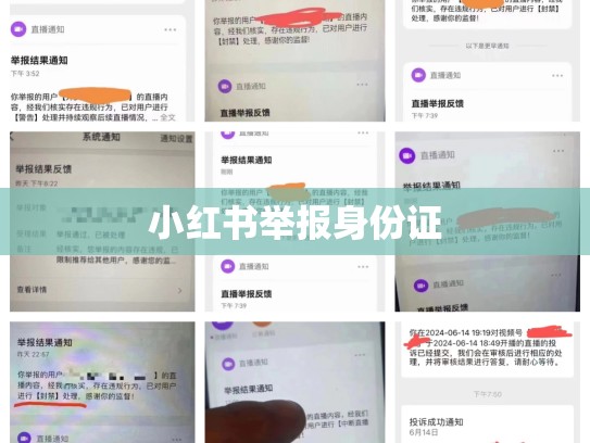 小红书举报身份证