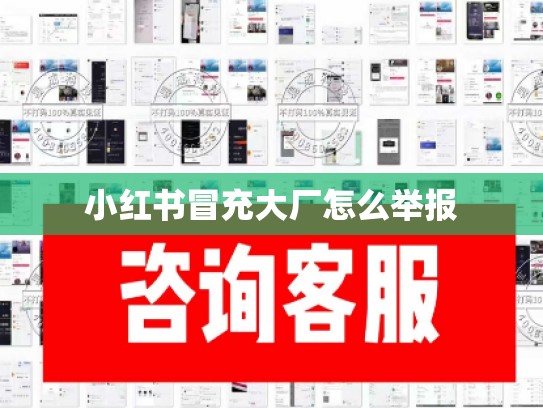小红书冒充大厂怎么举报