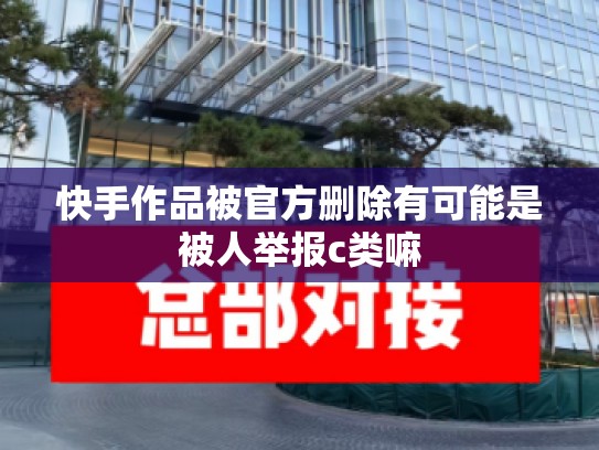 快手作品被官方删除有可能是被人举报c类嘛