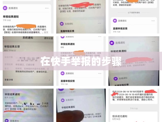 在快手举报的步骤