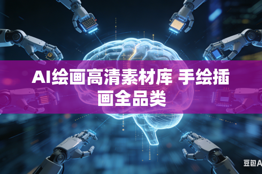 AI绘画高清素材库 手绘插画全品类