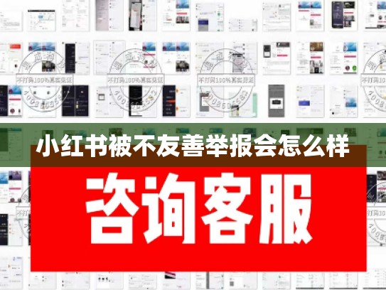 小红书被不友善举报会怎么样