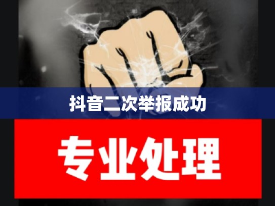 抖音二次举报成功