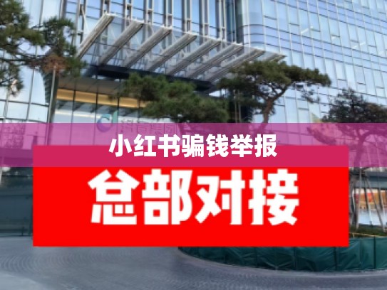 小红书骗钱举报