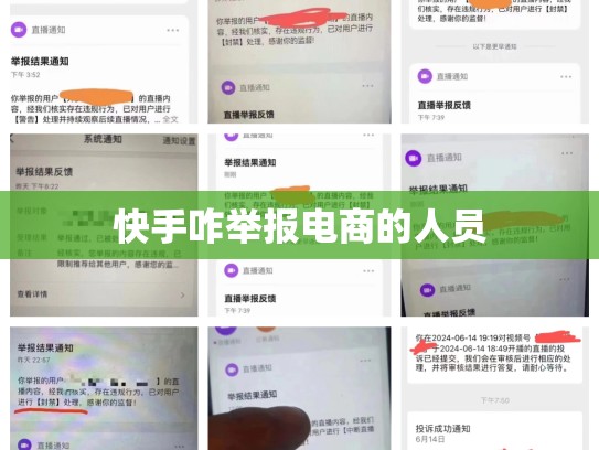 快手咋举报电商的人员