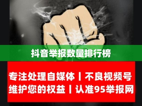 抖音举报数量排行榜
