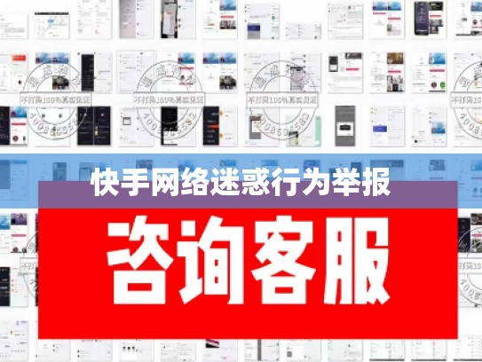 快手网络迷惑行为举报