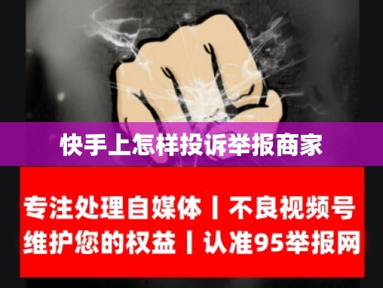 快手上怎样投诉举报商家