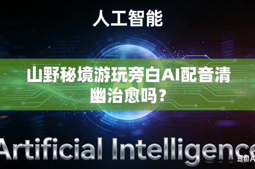 山野秘境游玩旁白AI配音清幽治愈吗？-第1张图片-AI优尚网