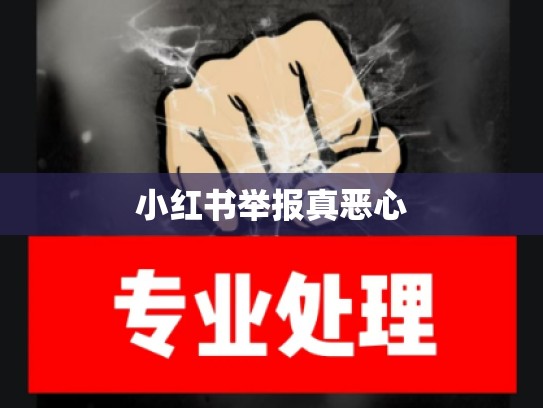 小红书举报真恶心