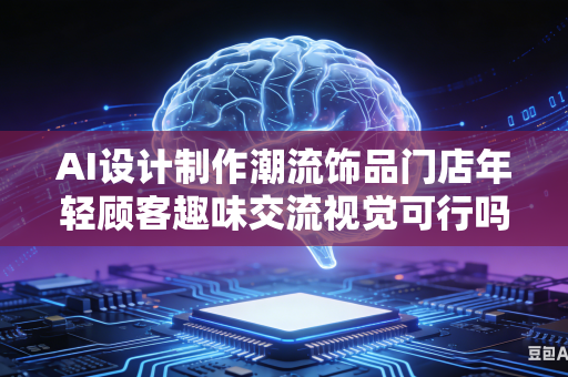 AI设计制作潮流饰品门店年轻顾客趣味交流视觉可行吗？-第1张图片-AI优尚网