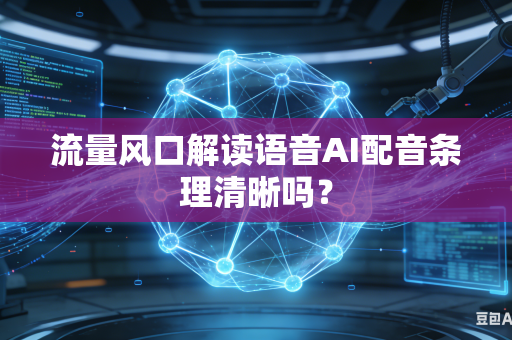 流量风口解读语音AI配音条理清晰吗？