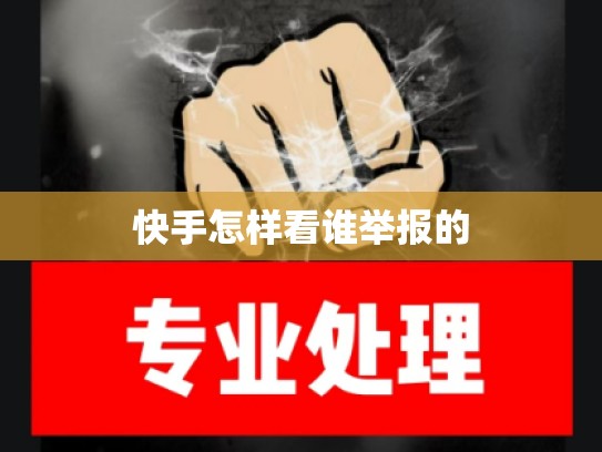 快手怎样看谁举报的