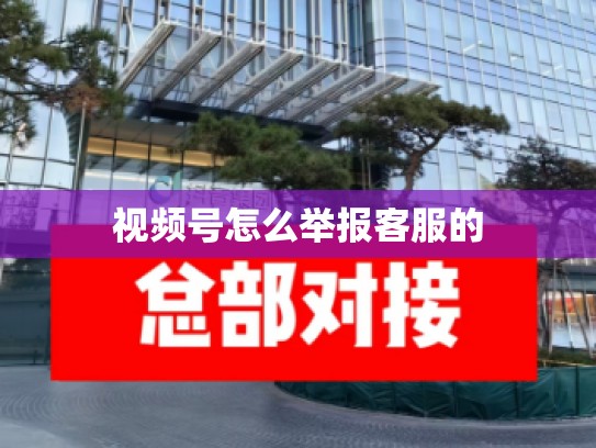 视频号怎么举报客服的