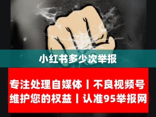 小红书多少次举报