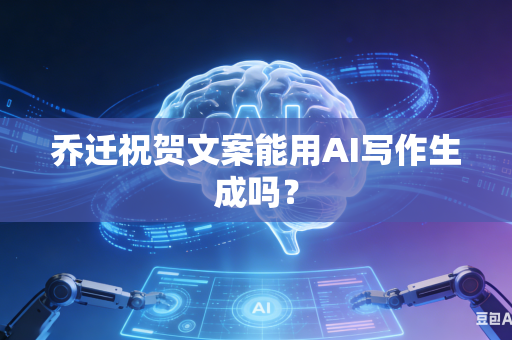 乔迁祝贺文案能用AI写作生成吗?-第1张图片-AI优尚网 乔迁祝贺文案能用AI写作生成吗?-第1张图片-AI优尚网