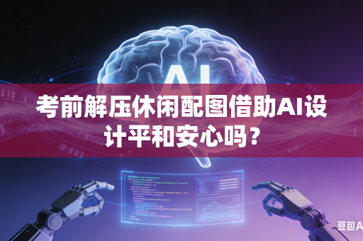 考前解压休闲配图借助AI设计平和安心吗？