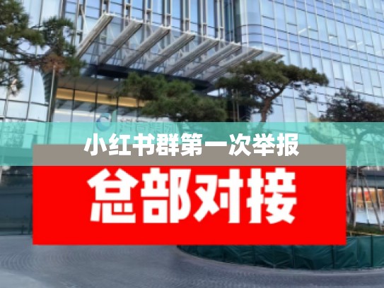 小红书群第一次举报