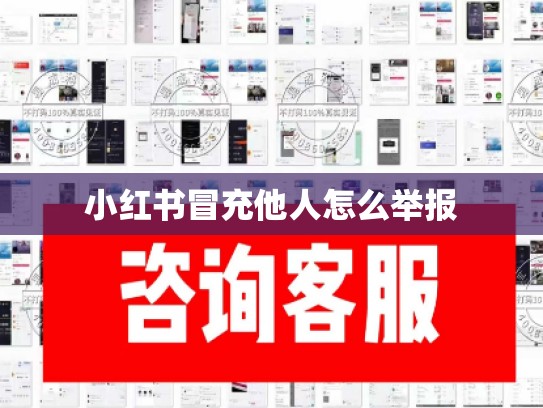 小红书冒充他人怎么举报