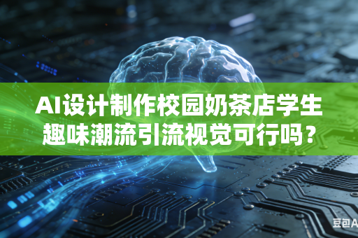 AI设计制作校园奶茶店学生趣味潮流引流视觉可行吗？-第1张图片-AI优尚网