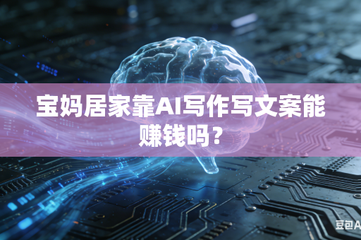 宝妈居家靠AI写作写文案能赚钱吗？