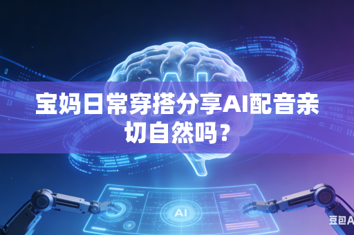 宝妈日常穿搭分享AI配音亲切自然吗？