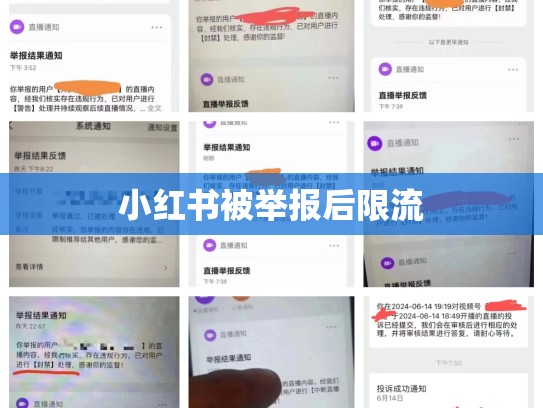 小红书被举报后限流