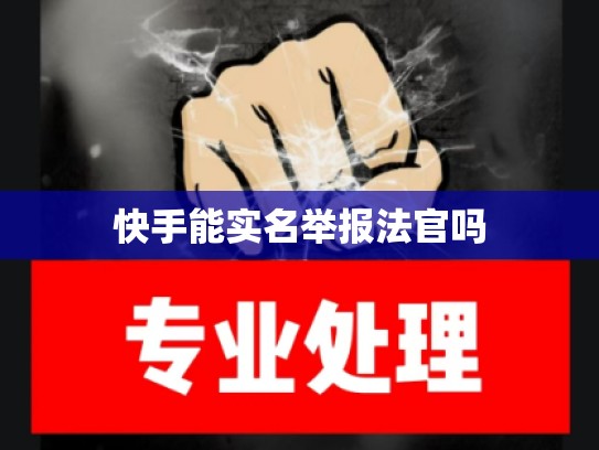 快手能实名举报法官吗