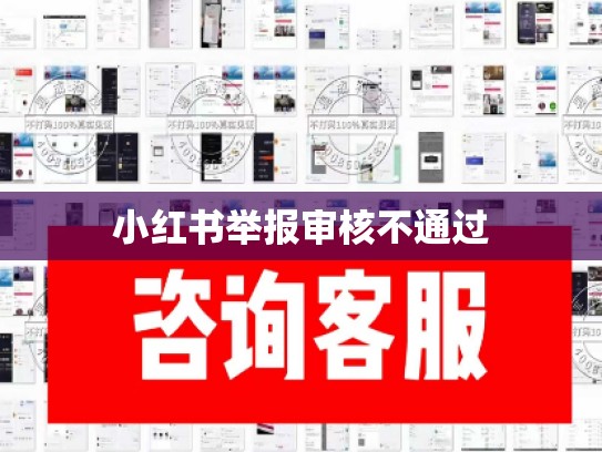 小红书举报审核不通过