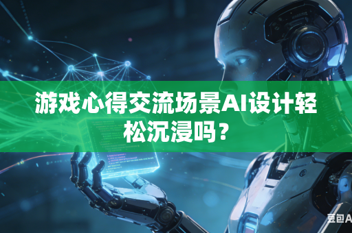 游戏心得交流场景AI设计轻松沉浸吗?-第1张图片-AI优尚网 游戏心得交流场景AI设计轻松沉浸吗?-第1张图片-AI优尚网
