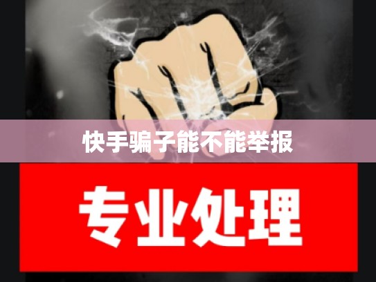 快手骗子能不能举报
